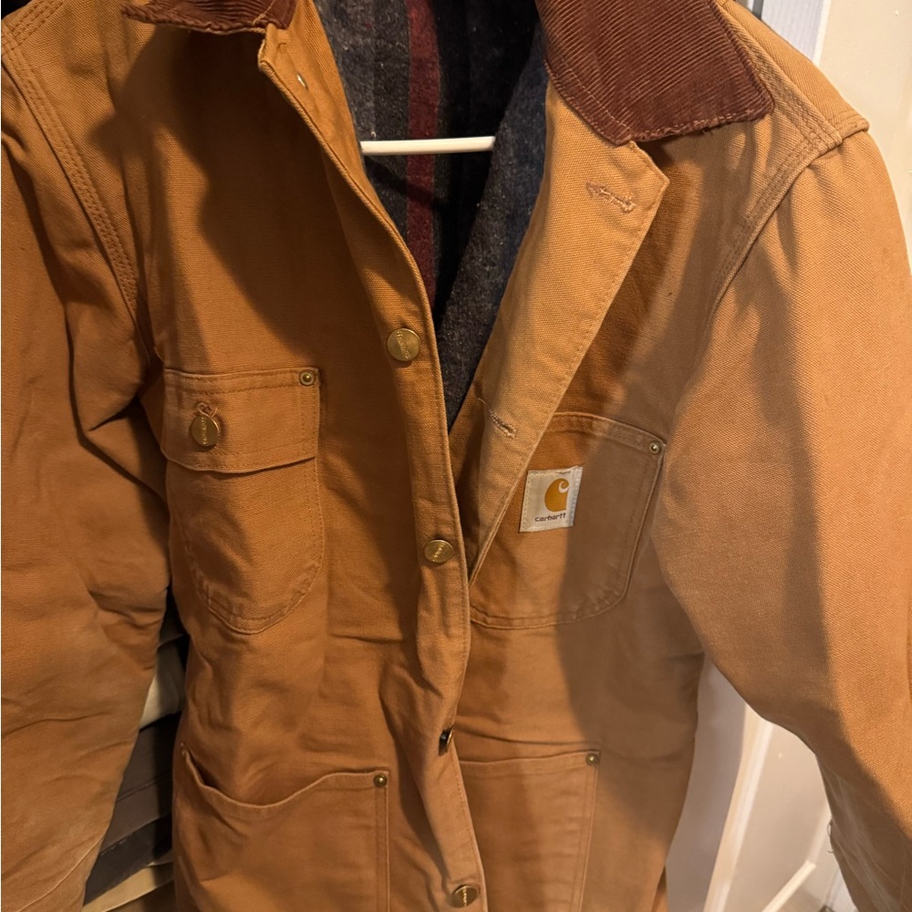 Vintage Carhartt Chore Coat with Corduroy Collar w/blanket lining - Picture 10 of 10